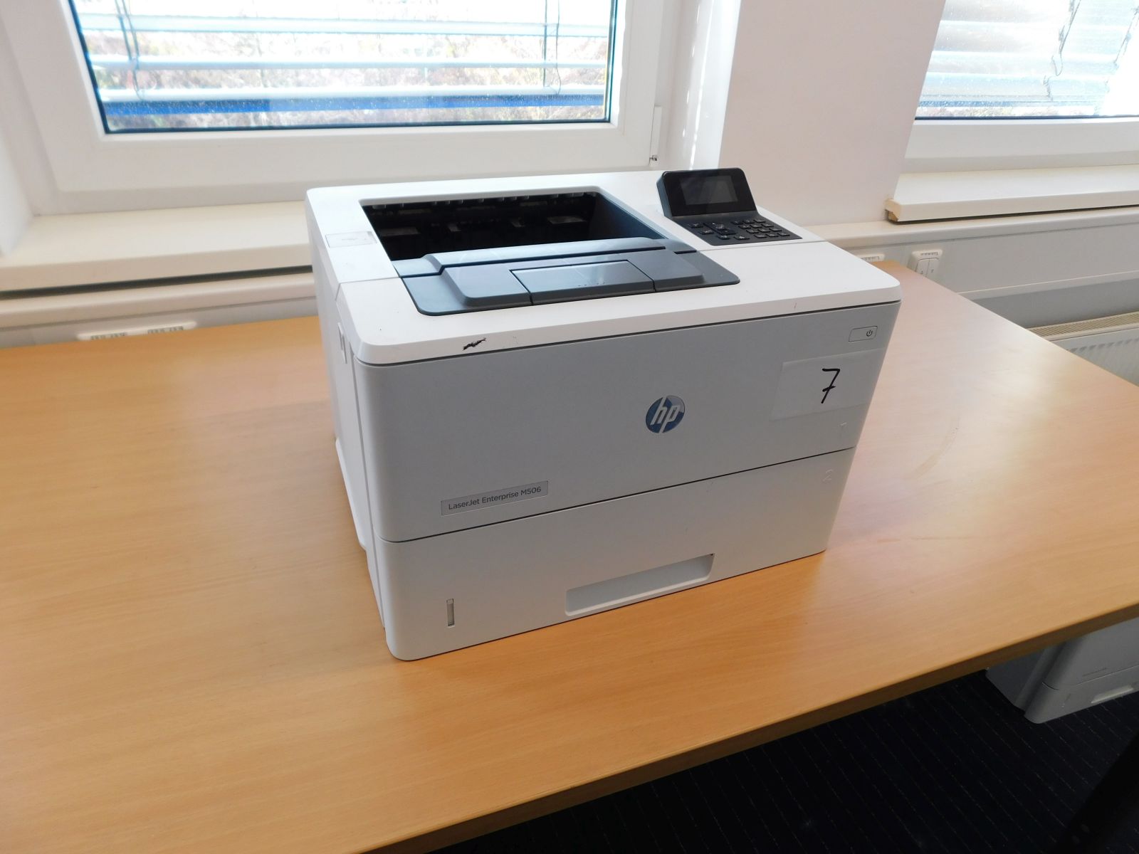 1x HP Laserjet-Drucker Enterprise M506
