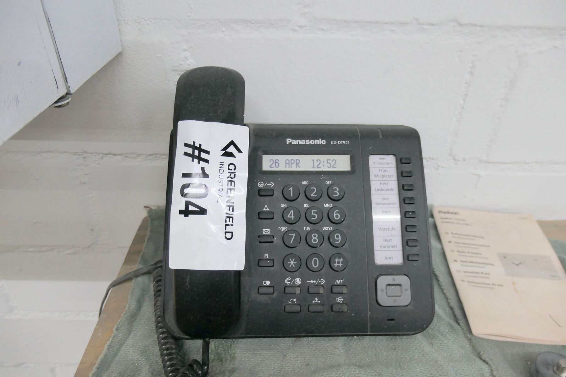 Tischtelefon Panasonic KX-DT521